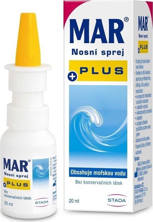 MAR Plus Nasenspray 20ml mořská voda s dexpanthenolem 3%