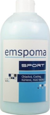 Masážní emulze Emspoma chladivá M 1000 ml (modrá)