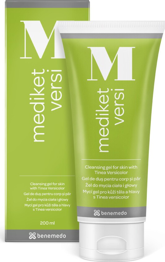 Mediket Versi mycí gel Pityriasis versicolor 200ml