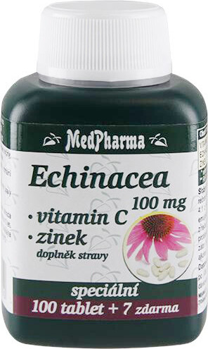 MedPharma Echinacea 100mg + vitamin C + zinek tbl.107