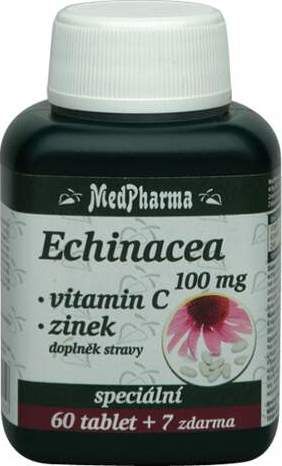 MedPharma Echinacea 100mg+vit.C+zinek tbl.67