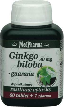 MedPharma Ginkgo biloba+guarana cps.67