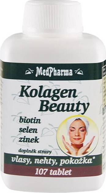 MedPharma Kolagen Beauty biotin selen zinek 107 tablet