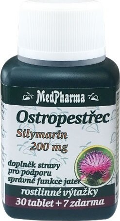 MedPharma Ostropestřec (Silymarin 200mg) tbl.37