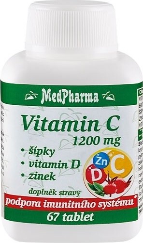 MedPharma Vitamin C 1200mg + šípky