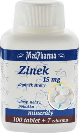 MedPharma Zinek 15mg tbl.107