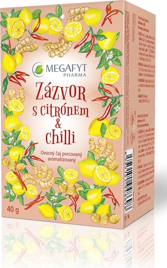 Megafyt Ovocný Zázvor s citrónem a chilli 20x2g