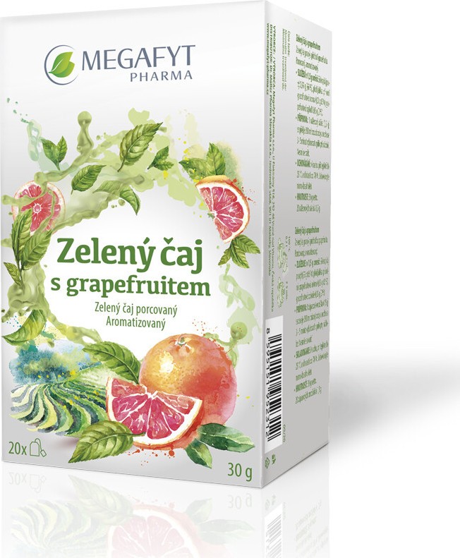 Megafyt Zelený čaj s grapefruitem 20x1.5g