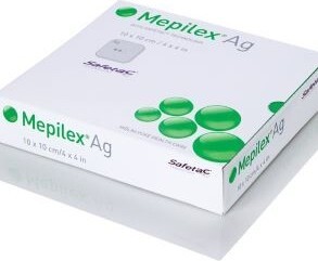 MEPILEX AG antimikrobiální pěnové krytí 10X10 cm
