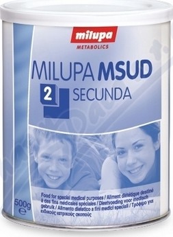 MILUPA MSUD 2 SECUNDA 1X500 G perorální prášek 1X500G