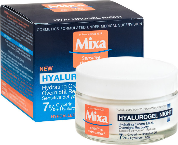 Mixa Hyalurogel noční krém 50 ml