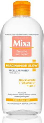 Mixa Niacinamide Glow micelární voda 400ml