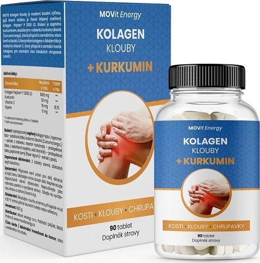 MOVit Kolagen Klouby+Kurkumin tbl.90