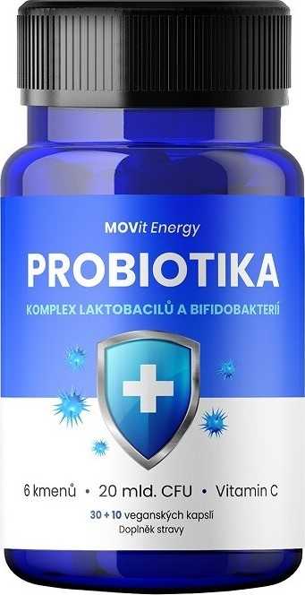 MOVit Probiotika komplex laktobacilů a bifidobakterií cps. 30+10