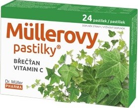 Müllerovy pastilky s břečťanem 24ks