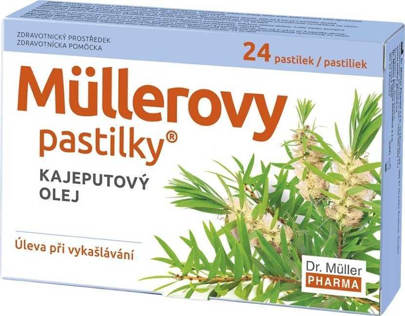 Müllerovy pastilky s kajeputovým olejem 24ks ZP