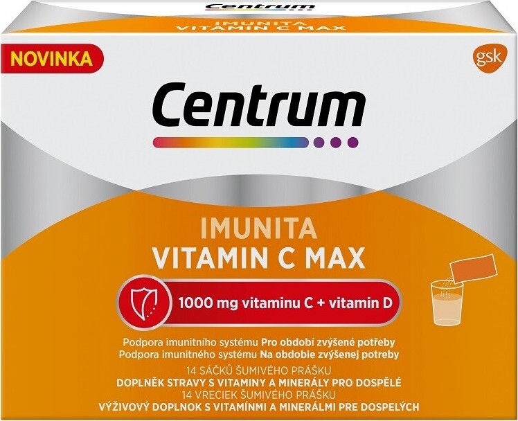 Multivitamin Centrum Imunita vitamin C Max 14sáčků