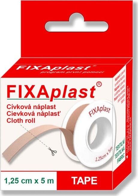 FIXAplast TAPE cívková náplast 1.25cmx5m