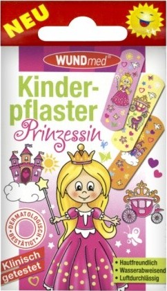 WUNDmed náplast dětská GIRLS Princezny 10ks