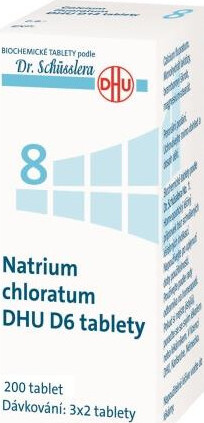 NATRIUM CHLORATUM DHU D6(D12) neobalené tablety 200