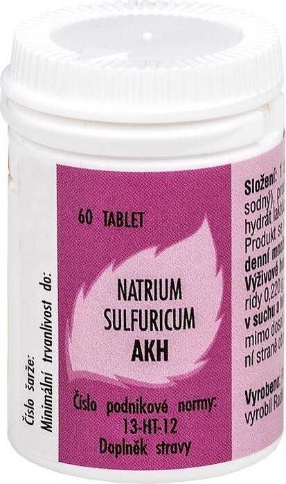 AKH Natrium sulfuricum 60 tablet