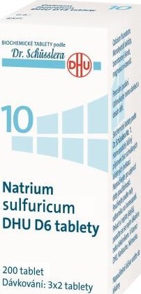 NATRIUM SULFURICUM DHU D6(D12) neobalené tablety 200