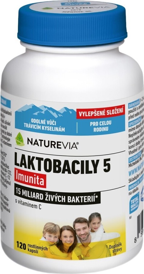 NatureVia Laktobacily 5 Imunita cps.120