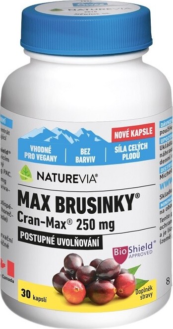 NatureVia Max Brusinky Cran-Max cps.30