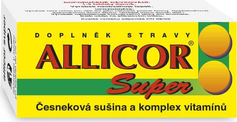NATURVITA Allicor Super česnek+vitamin.tbl.60