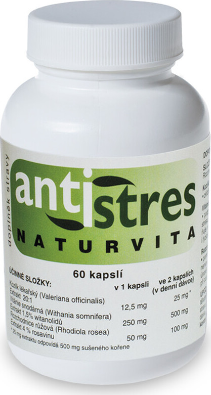 NATURVITA Antistres 60 kapslí