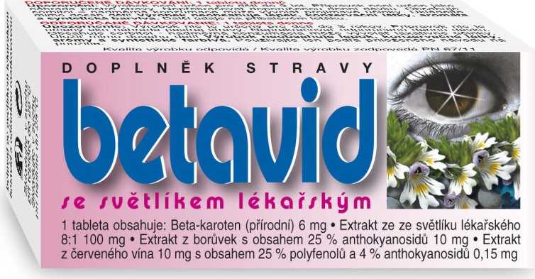 NATURVITA BETAVID se světlíkem lékařským tbl.60