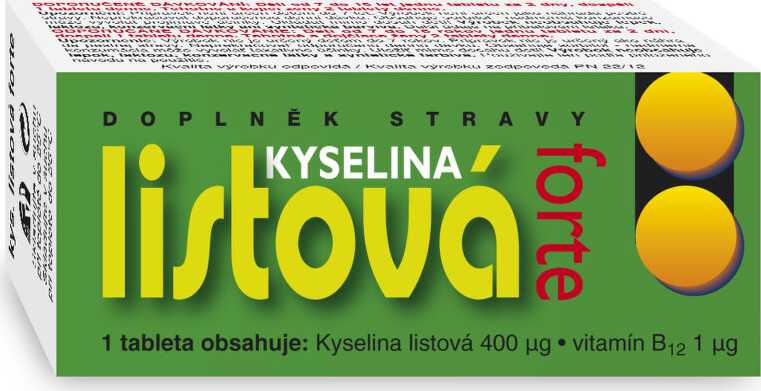 NATURVITA Kyselina listová Forte tbl.60