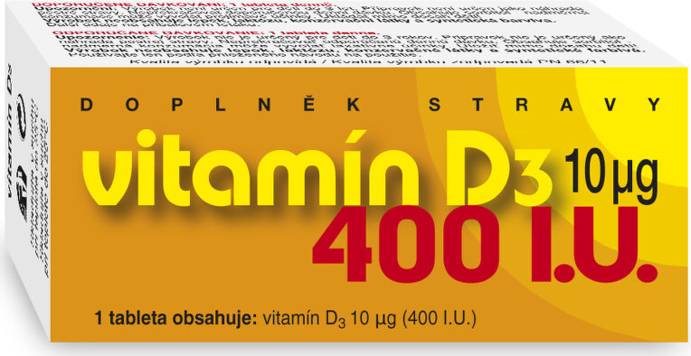 NATURVITA Vitamín D3 400 I.U. tbl.90