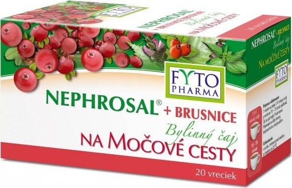 Nephrosal+brusinky bylinný čaj 20x1.5g Fytopharma