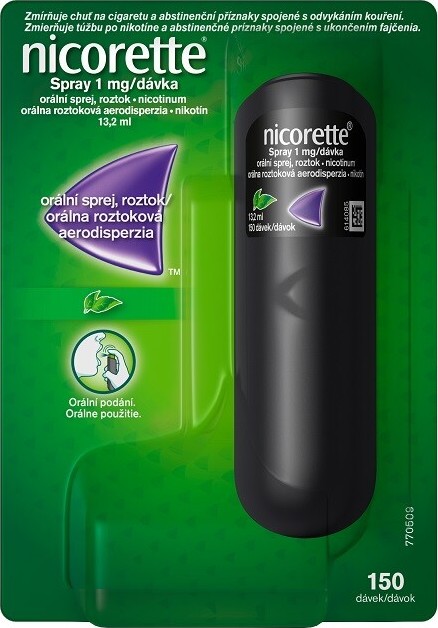 NICORETTE SPRAY 1MG/DÁV orální podání sprej