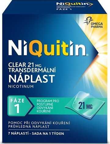 NIQUITIN CLEAR 21MG/24H transdermální EMP 7 I
