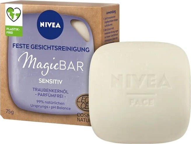 NIVEA MagicBAR čisticí pleťové mýdlo pro citlivou pleť 75g