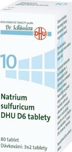 No.10 Natrium sulfuricum DHU D6 80 tablet