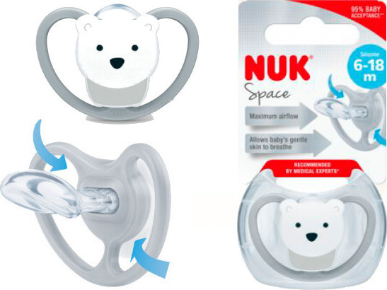 NUK Dudlík Space holka SI V2(6-18m) BOX 736516