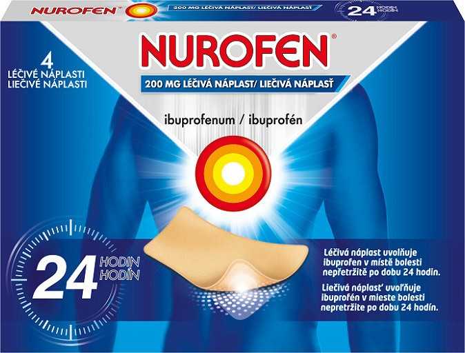 NUROFEN 200MG léčivé náplasti 4