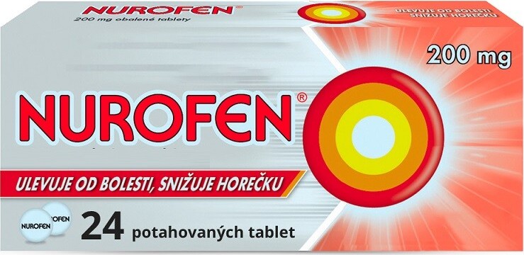 NUROFEN 200MG obalené tablety 24 I