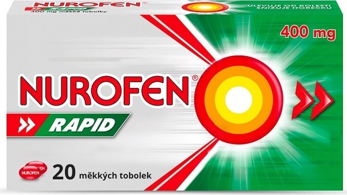 NUROFEN RAPID 400MG měkké tobolky 20