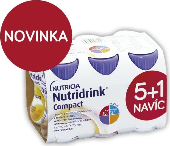 NUTRIDRINK COMPACT 5+1 perorální roztok 6X125ML