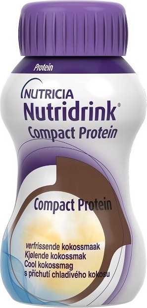 NUTRIDRINK COMPACT PROTEIN S PŘÍCHUTÍ CHLADIVÉHO KOKOSU perorální roztok 4X125ML