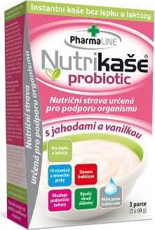 Nutrikaše probiotic s jah.a vanilkou 180g(3x60g)