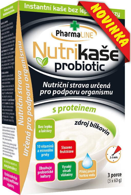 Nutrikaše probiotic s proteinem 180g (3x60g)