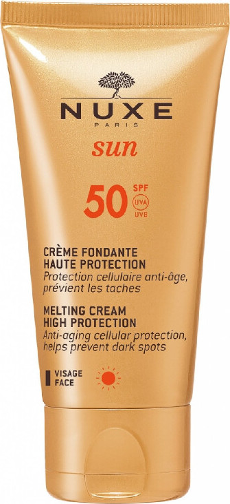 NUXE SUN Hedvábný krém na obličej SPF 50 50ml