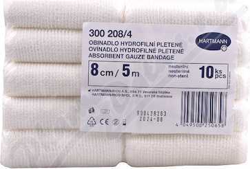 Obin. hydrofil.plet.nesteril.8cmx5m bal.10ks