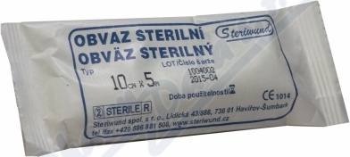 Obin.hydrofil.pletené ster.10cmx5m/1ks Steriwund