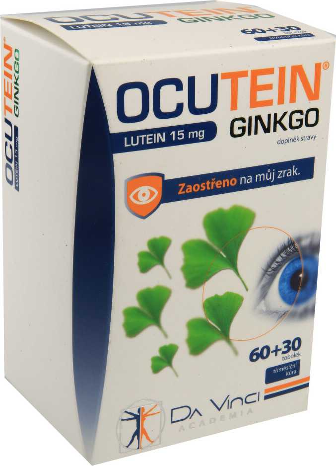 Ocutein Ginkgo 45mg+Lutein 15mg Da Vinci tob.60+30